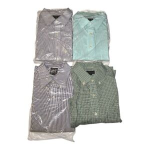 Wilkes & Riley & Jos.A.Bank Button Up Dress Shirts Bundle Lot of 4 XXL Long Slve